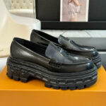 Louis Vuitton Women's LV Record Loafer 1AC9ID Black