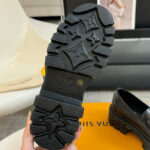 Louis Vuitton Women's LV Record Loafer 1AC9ID Black