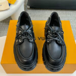 Louis Vuitton Women's LV Record Boat Shoe 1ADAJI Black
