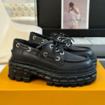 Louis Vuitton Women's LV Record Boat Shoe 1ADAJI Black