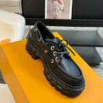 Louis Vuitton Women's LV Record Boat Shoe 1ADAJI Black
