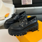 Louis Vuitton Women's LV Record Boat Shoe 1ADAJI Black