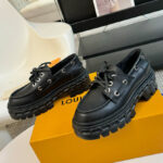 Louis Vuitton Women's LV Record Boat Shoe 1ADAJI Black