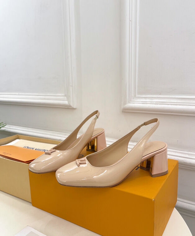 Louis Vuitton Women's Swing Slingback Pump Apricot