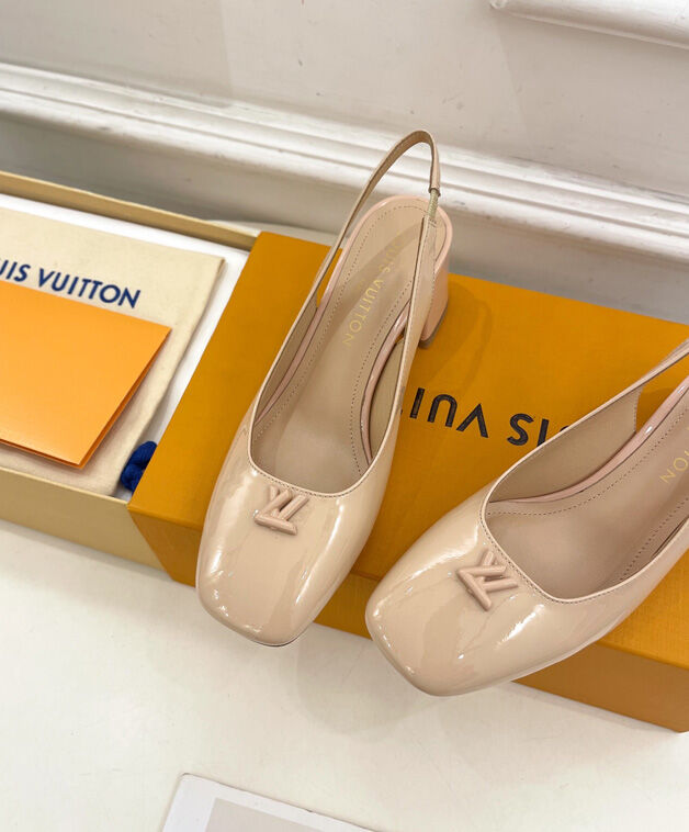 Louis Vuitton Women's Swing Slingback Pump Apricot