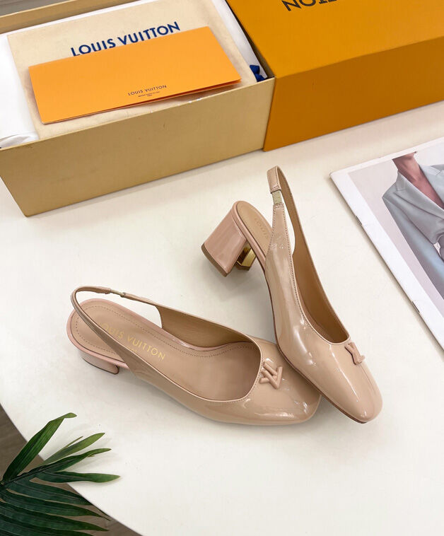 Louis Vuitton Women's Swing Slingback Pump Apricot