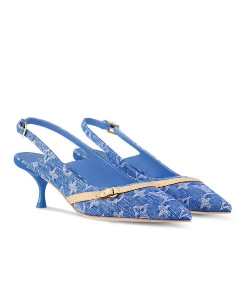 Louis Vuitton Women's 6AM Slingbacks Blue