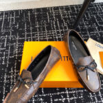 Louis Vuitton Women's Gloria Flat Loafer 1ABUZO Brown