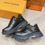 Louis Vuitton Unisex LV Discovery Monk Strap 1ABYWX Black