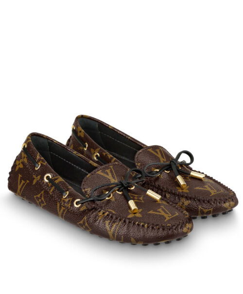 Louis Vuitton Women's Gloria Flat Loafer Brown
