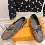 Louis Vuitton Women's Gloria Flat Loafer Brown
