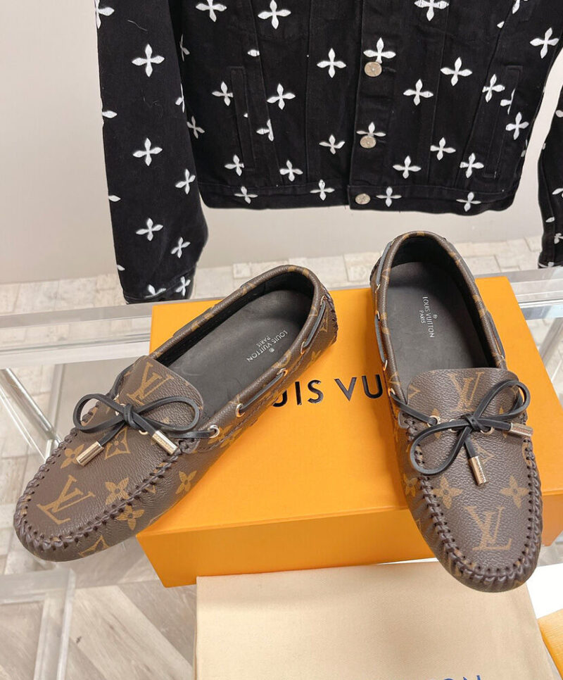 Louis Vuitton Women's Gloria Flat Loafer Brown