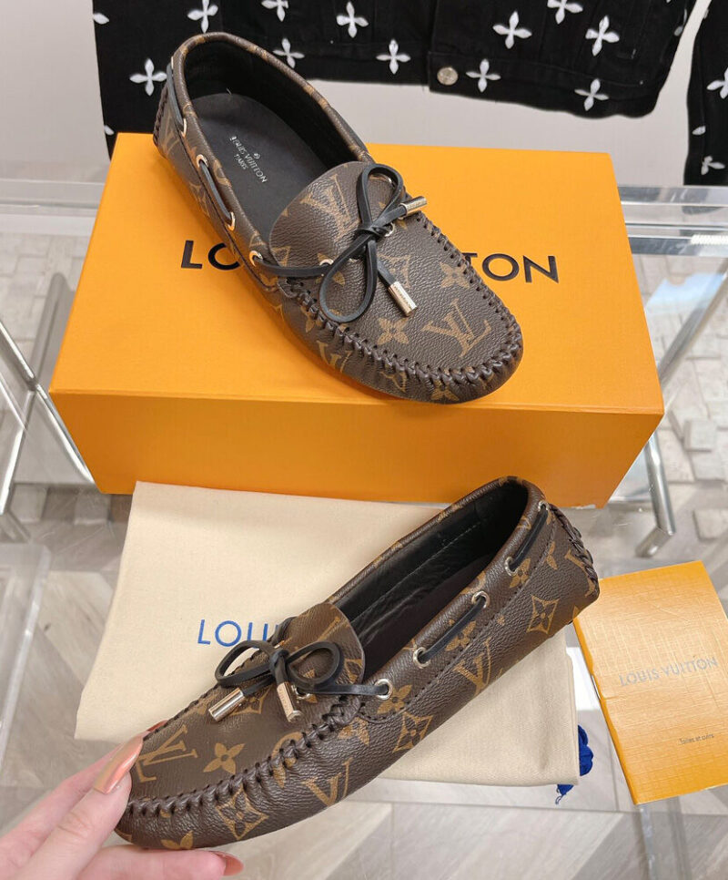 Louis Vuitton Women's Gloria Flat Loafer Brown