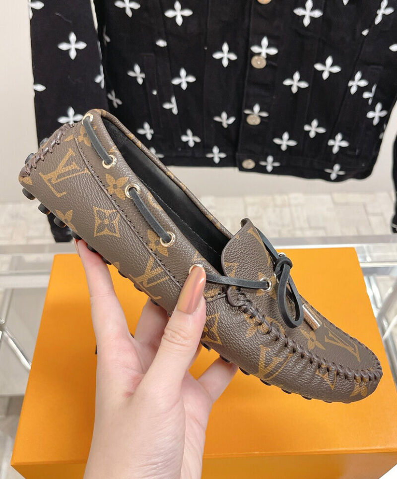 Louis Vuitton Women's Gloria Flat Loafer Brown