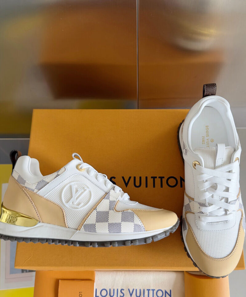 Louis Vuitton Women's Run Away Sneaker 1AAWFC Khaki