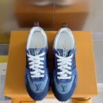 Louis Vuitton Women's Run Away Sneaker 1ABHOH Dark Blue