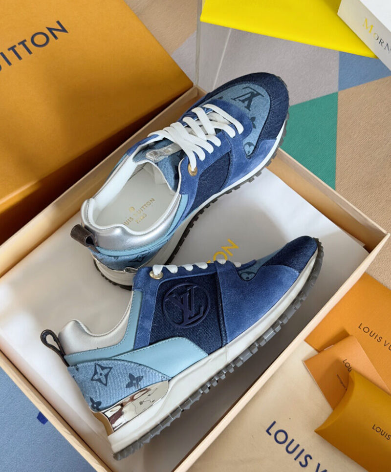 Louis Vuitton Women's Run Away Sneaker 1ABHOH Dark Blue