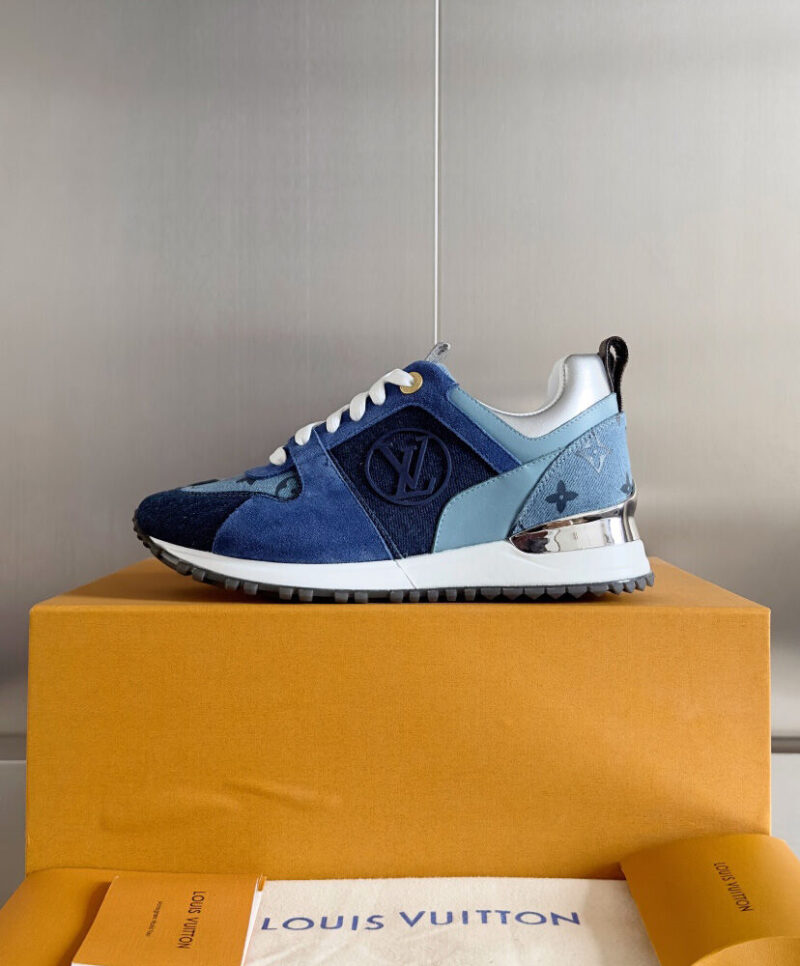 Louis Vuitton Women's Run Away Sneaker 1ABHOH Dark Blue