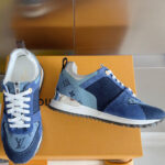 Louis Vuitton Women's Run Away Sneaker 1ABHOH Dark Blue