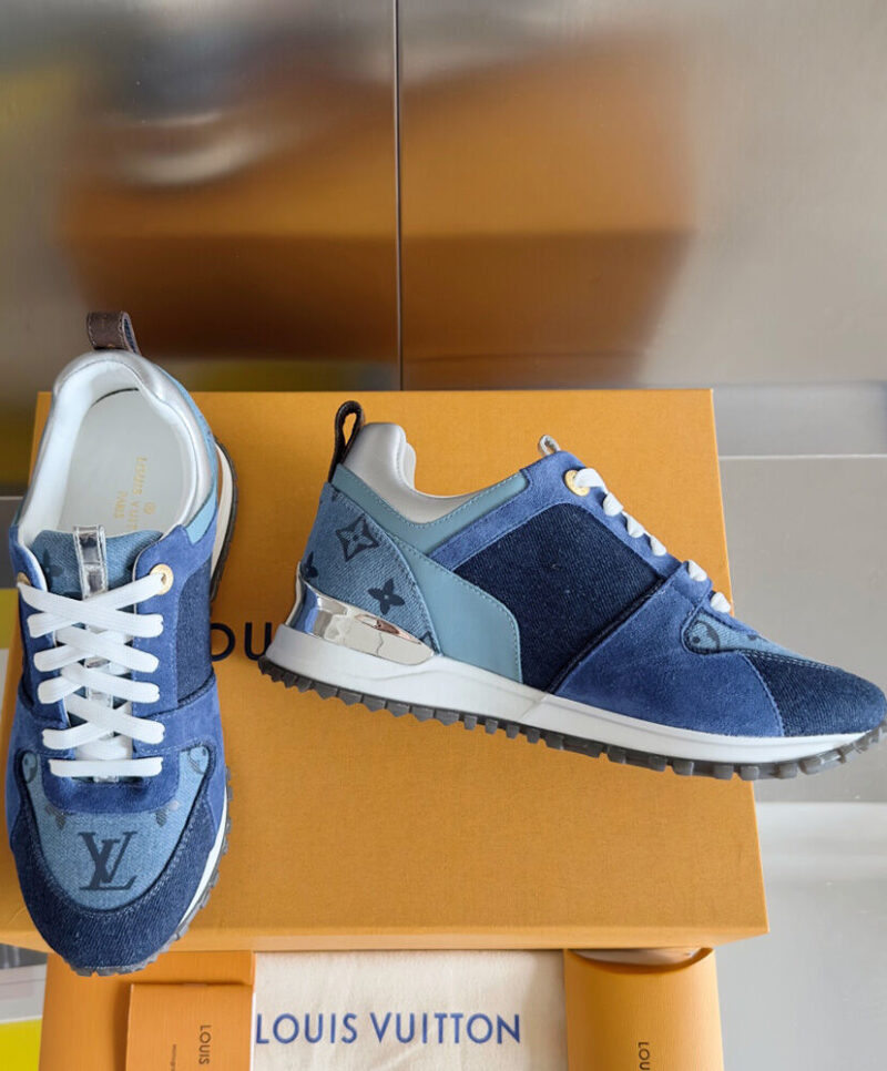 Louis Vuitton Women's Run Away Sneaker 1ABHOH Dark Blue
