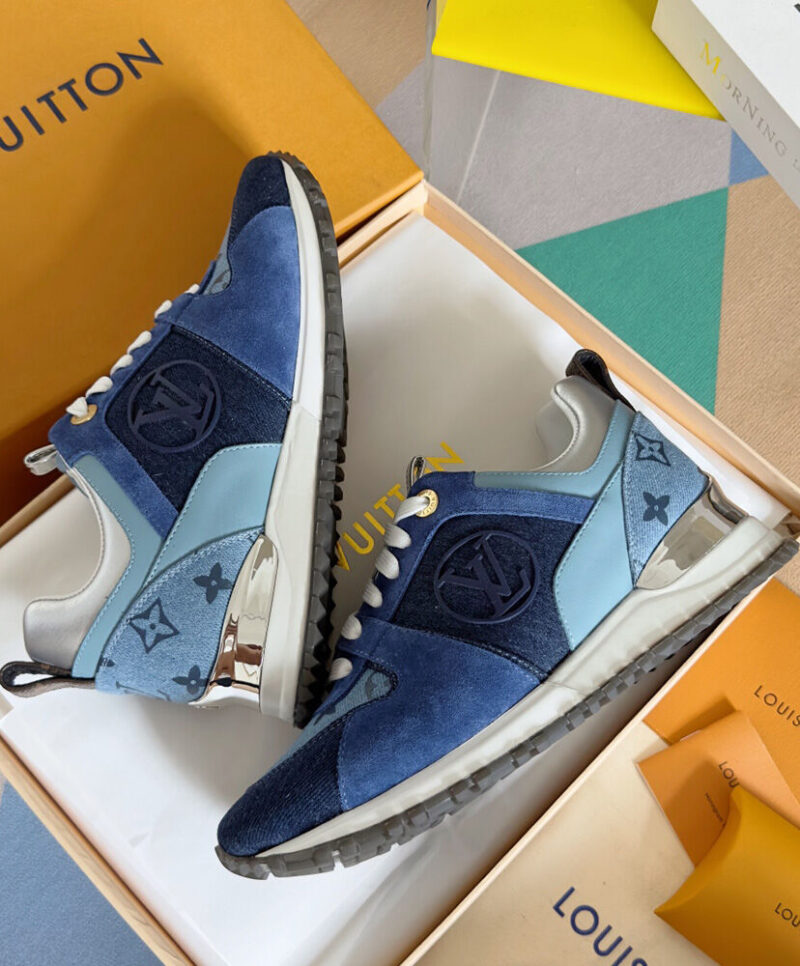 Louis Vuitton Women's Run Away Sneaker 1ABHOH Dark Blue