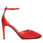 Alaia Women's High Fishnet Pumps With Studs