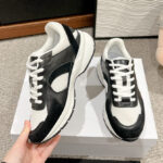Celine Women's Runner Cr-03 Low Lace-Up Sneaker In Mesh Black