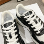 Celine Women's Runner Cr-03 Low Lace-Up Sneaker In Mesh Black