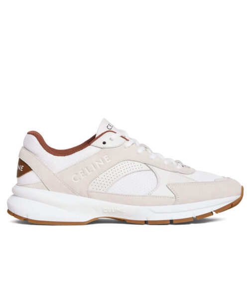 Celine Women's Runner Cr-03 Low Lace-Up Sneaker In Mesh