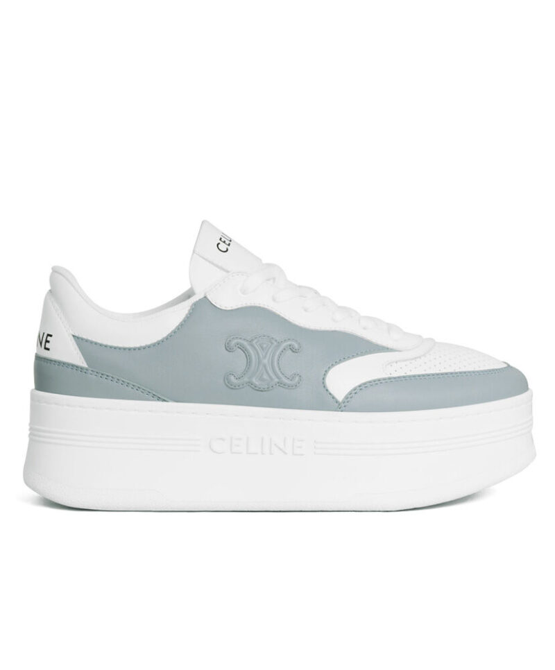 Celine Women's Block Sneaker With Triomphe In Calfskin