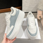 Celine Women's Block Sneaker With Triomphe In Calfskin
