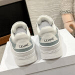 Celine Women's Block Sneaker With Triomphe In Calfskin