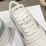 Celine Women's Block Sneaker With Triomphe In Calfskin