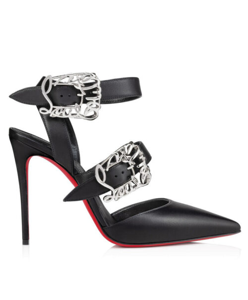 Christian Louboutin Women's Giddylina 100 MM Black
