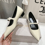 Jimmy Choo Women's Carolyn Flat Cream