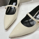 Jimmy Choo Women's Carolyn Flat Cream