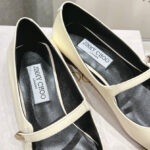 Jimmy Choo Women's Carolyn Flat Cream