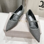 Jimmy Choo Women's Carolyn Flat Gray