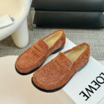 Loewe Women's Campo Loafer In Brushed Suede