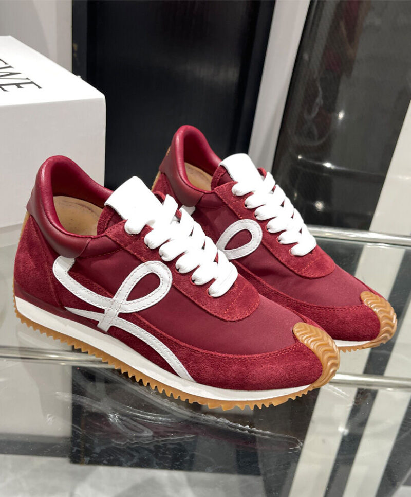 Loewe Unisex Flow Runner In Nylon And Suede