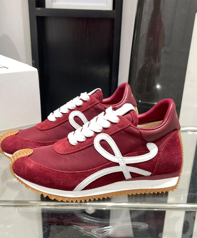 Loewe Unisex Flow Runner In Nylon And Suede
