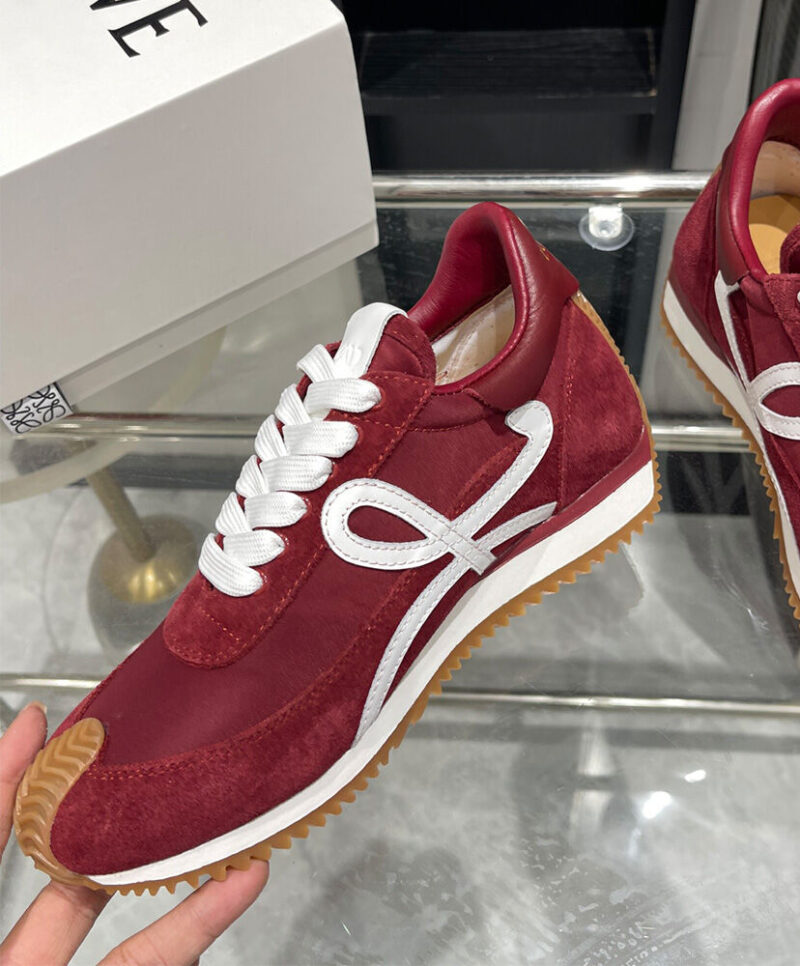 Loewe Unisex Flow Runner In Nylon And Suede