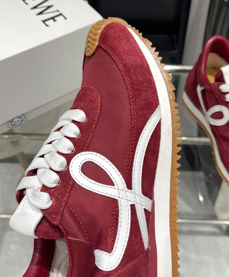 Loewe Unisex Flow Runner In Nylon And Suede