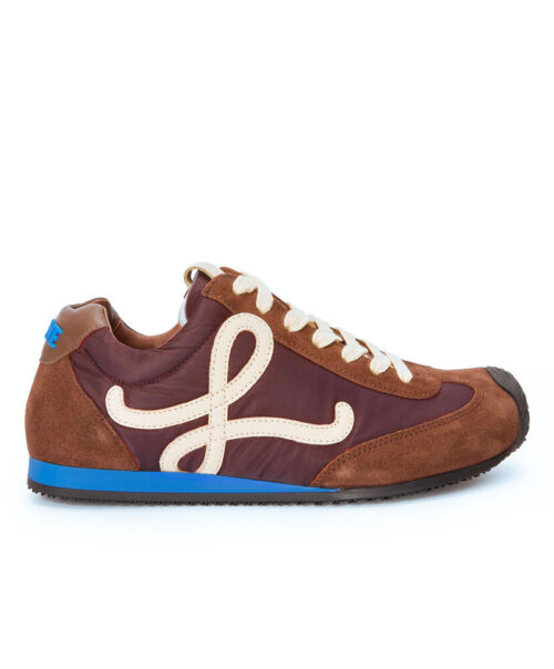 Loewe Unisex Ballet Runner 2.0 In Nylon And Calfskin
