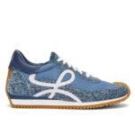 Loewe Unisex Flow Runner In Nylon And Brushed Suede