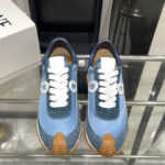 Loewe Unisex Flow Runner In Nylon And Brushed Suede