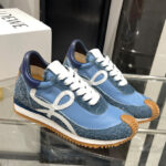 Loewe Unisex Flow Runner In Nylon And Brushed Suede