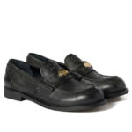 Miumiu Women's Calfskin Penny Loafers Black