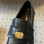 Miumiu Women's Calfskin Penny Loafers Black