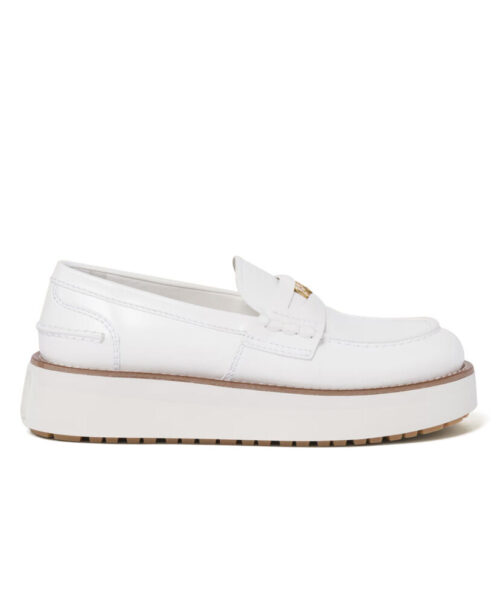Miumiu Women's Brushed Leather Loafers 5D175E